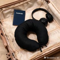 Almofada Travesseiro Apoio De Pescoço Encosto Para Viagem Almofada Travesseiro Apoio De Pescoço Encosto Para Viagem