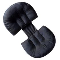 Almofada Travesseiro De Corpo Ajustável Para Gestante Tecido Aveludado Almofada Travesseiro De Corpo Ajustável Para Gestante Tecido Aveludado