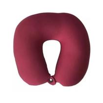 Almofada Travesseiro De Pescoço Micro Pérolas Isopor Macia Viagem Yin's