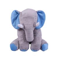 Almofada Travesseiro Elefante Cinza com Azul