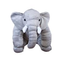 Almofada Travesseiro Elefante News Bebê Dormir Pelúcia 60cm Menino e Menina