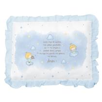Almofada Travesseiro Infantil Com Oração Estampado Com Babado 35x28 - Papi Textil