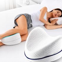 Almofada Travesseiro para Pernas Joelhos Pés Confortável Ortopédico Postura para Dormir Lombar Costas Quadris Ciática Articulações Suporte de Espuma Almofada Travesseiro para Pernas Joelhos Pés Confortável Ortopédico Postura para Dormir Lombar Costas Quadris Ciática Articulações Suporte de Espuma