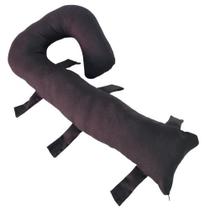 Almofada Travesseiro Protetor Cinto Segurança Liso Preto Almofada Travesseiro Protetor Cinto Segurança Liso Preto