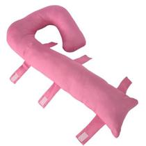 Almofada Travesseiro Protetor Cinto Segurança Liso Rosa Almofada Travesseiro Protetor Cinto Segurança Liso Rosa