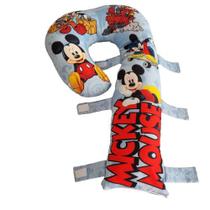 Almofada Travesseiro Protetor Cinto Segurança Mickey Mouse