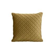 Almofada Tressê 50x50cm Veludo Mostarda - Nexta Casa Almofada Tressê 50x50cm Veludo Mostarda - Nexta Casa