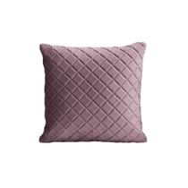 Almofada Tressê 50x50cm Veludo Rosê - Nexta Casa Almofada Tressê 50x50cm Veludo Rosê - Nexta Casa