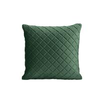 Almofada Tressê 50x50cm Veludo Verde - Nexta Casa Almofada Tressê 50x50cm Veludo Verde - Nexta Casa