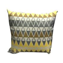Almofada Triangulo Amarelo 45x45x- Dominic Decor