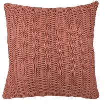 Almofada Tricô Trama Tresse Borgonha 52Cm - Decortextil Almofada Tricô Trama Tresse Borgonha 52Cm - Decortextil