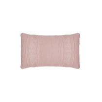 Almofada Tricot Baguete Rinzeira Rineira 30x50cm Rose