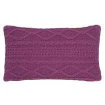 Almofada Tricot Lou 30x50 cm Rosa Rouge Buddemeyer