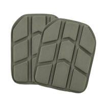 Almofada tridimensional em EVA com alta elasticidade e suporte respirável leve para as costas.