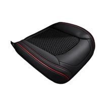 Almofada Universal De Couro PU Com Tecido De Fibra Respirável Para Assento De Carro, Formato Almofada Universal De Couro PU Com Tecido De Fibra Respirável Para Assento De Carro, Formato