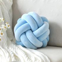 Almofada VBGYA Knot Ball Soft Decorative 28 cm azul claro