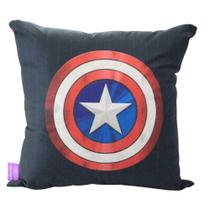 Almofada veludo 40x40cm capitão américa - Zona Criativa Almofada veludo 40x40cm capitão américa - Zona Criativa