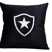 Almofada Veludo Bordada Botafogo 45x45cm. Com Enchimento Almofada Veludo Bordada Botafogo 45x45cm. Com Enchimento