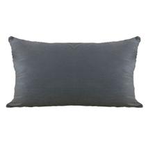 Almofada Veludo Soft Liso Cinza (233-23) 35X58- Decortextil