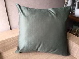 Almofada Veludo Verde 52 x 52 cm Almofada Veludo Verde 52 x 52 cm