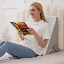 Almofada viscoelástica ajustável BIEEZZK de 23 e 30 cm branca/cinza Almofada viscoelástica ajustável BIEEZZK de 23 e 30 cm branca/cinza