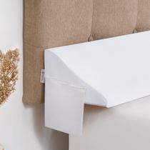 Almofada Wedge Pillow Vekkia King Size para cabeceira Gap White Almofada Wedge Pillow Vekkia King Size para cabeceira Gap White