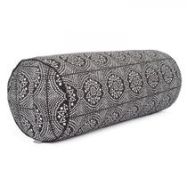 Almofadão cilíndrico bolster estampada para meditação e yoga restaurativa 65cm x 22cm 1.7kg Bodhi