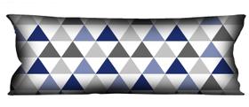 Almofadão de dormir Geometrico azul marinho 35x95 Atelier Valverde