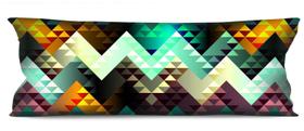 Almofadão de dormir Geometrico Chevron Colorido 35x95 Atelier Valverde