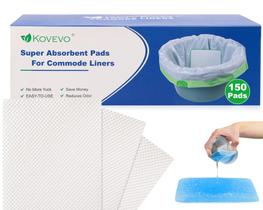 Almofadas absorventes Commode 150 unidades Kovevo para banheiro de cabeceira