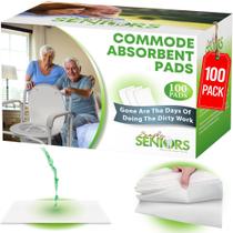 Almofadas absorventes Commode Simply Seniors 100 almofadas para cabeceira Almofadas absorventes Commode Simply Seniors 100 almofadas para cabeceira