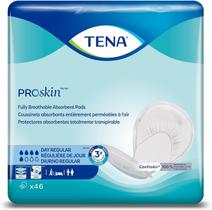 Almofadas absorventes TENA ProSkin Day Regular Moderate 46 ct
