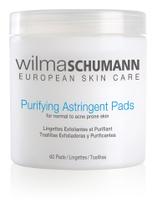 Almofadas adstringentes purificantes WILMA SCHUMANN, pacote com 60 Almofadas adstringentes purificantes WILMA SCHUMANN, pacote com 60