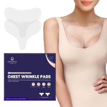 Almofadas anti-rugas no peito PURITY BABE, silicone, reutilizáveis, 2 adesivos
