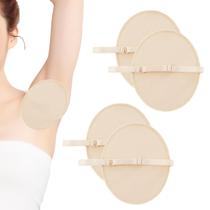 Almofadas Anti-Suor para Axila Panthra 1013 cm Reutilizáveis Cor Nude 2 Pares Almofadas Anti-Suor para Axila Panthra 1013 cm Reutilizáveis Cor Nude 2 Pares