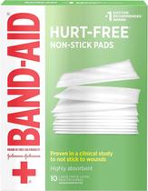 Almofadas antiaderentes de primeiros socorros Johnson & Johnson Red Cross 3x4cm