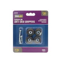 Almofadas antiderrapantes para móveis PROJEX Round Black 2,5 cm, pacote com 4