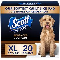 Almofadas avançadas para cães Scott Pet Guard XL 76 x 91 cm, pacote com 20