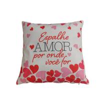 Almofadas Cheias Decorativa Espalhe amor por onde... - FWB