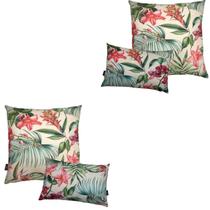 Almofadas Cheias Impermeável Estampa Digital 100% Algodão Quadrada Retangular
