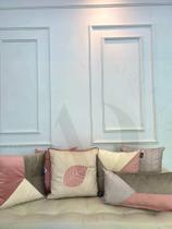 Almofadas cheias Suede aveludado