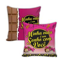 ALmofadas Chocolate para presentear - Lerina Variedades