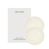 Almofadas de algodão ONE THING Unbleached DIY Dry Toner 120, refil Almofadas de algodão ONE THING Unbleached DIY Dry Toner 120, refil