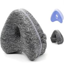 Almofadas de alinhamento para quem dorme de lado, viscoelástico, cinza