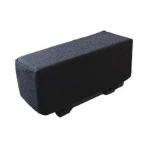 Almofadas De Apoio Para Braços Em Espuma Estilo Algodão-Linho Preto Para Cadeira De Escritório: Almofadas De Apoio Para Braços Em Espuma Estilo Algodão-Linho Preto Para Cadeira De Escritório: