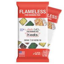 Almofadas de aquecimento de alimentos LAVA GEL Flameless (pacote com 2) para catering