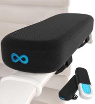 Almofadas de braço para cadeiras de escritório Capa de apoio de braço macia e confortável Suporte de cotovelo e antebraço Apoio de braço em espuma viscoelástica para cadeira de mesa e cadeiras de jogos Almofadas de braço para cadeiras de escritório Capa de apoio de braço macia e confortável Suporte de cotovelo e antebraço Apoio de braço em espuma viscoelástica para cadeira de mesa e cadeiras de jogos