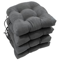 Almofadas de cadeira de microcamurça Pillow Blazing Needles 16", pacote com 4