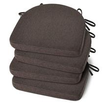 Almofadas de cadeira Shinnwa para cadeiras de jantar 43x42cm Conjunto de 4