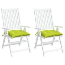 Almofadas de cadeira VidaXL em tecido Oxford verde brilhante, pacote com 2 unidades